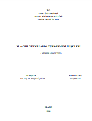 XI. ve XIII. yüzyıllarda türk-ermeni ilişkileri